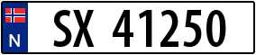 Truck License Plate